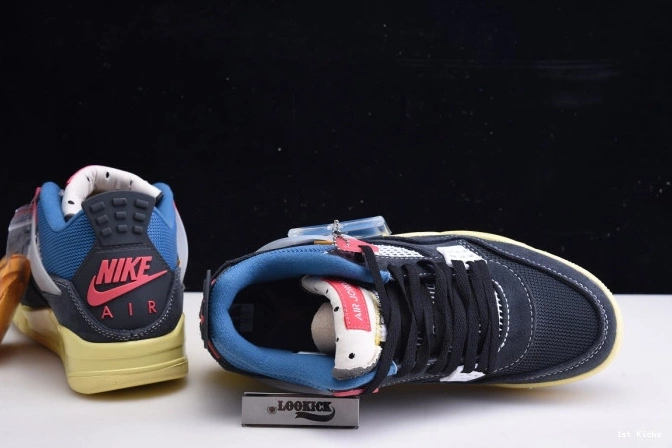 1st Kicks DC9533-001 OFF JORDAN 4 NOIR UNION RETRO AIR 0803